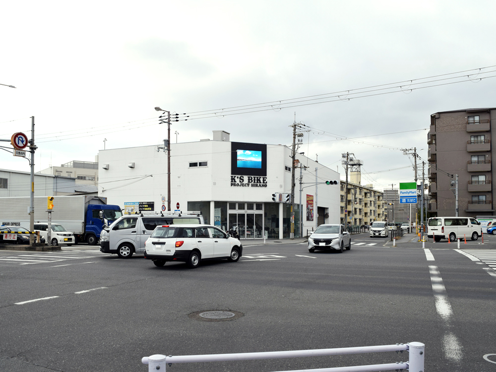 株式会社 ケーズバイク様のLEDビジョン01